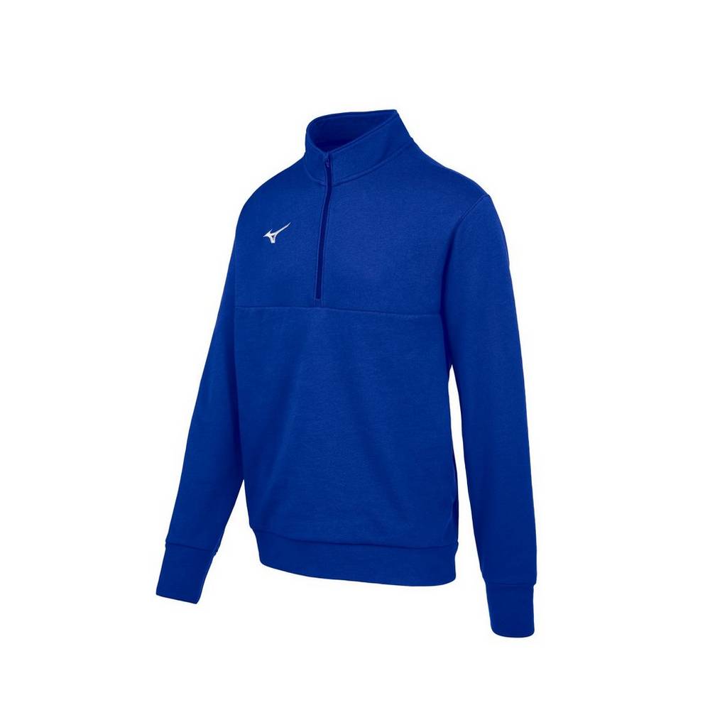 Mizuno Men's MZ1 1/4 Zip Fleece Pullover Royal (530053-TIV)